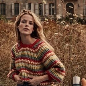 Doen Rainbow Field Sweater